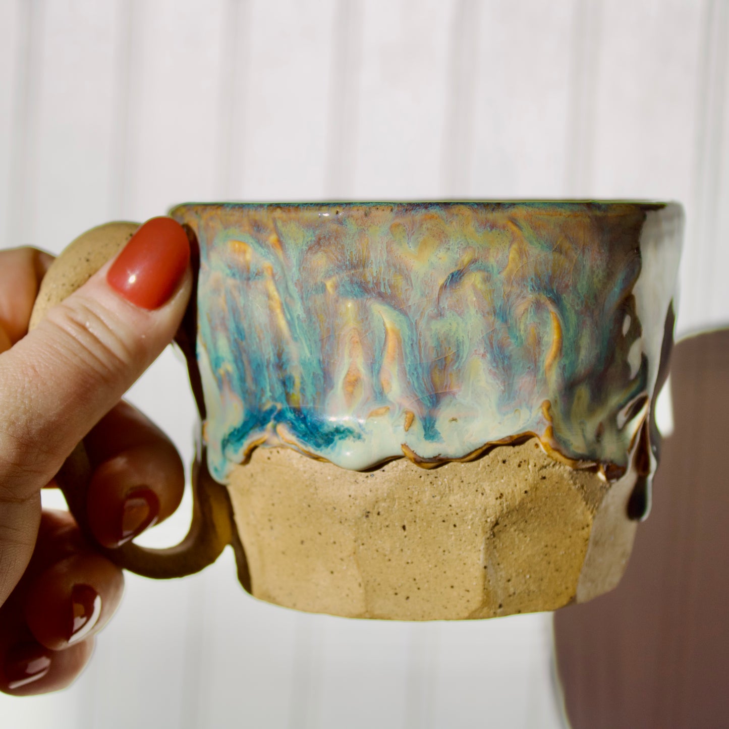 Rainbow Drip Mug