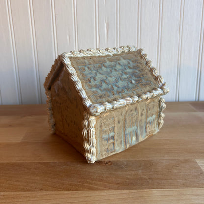 Speckled Ceramic Gingerbread House